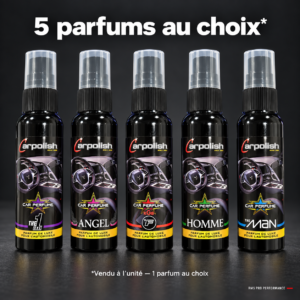 Car Perfume – 5 parfums au choix – 60 ml