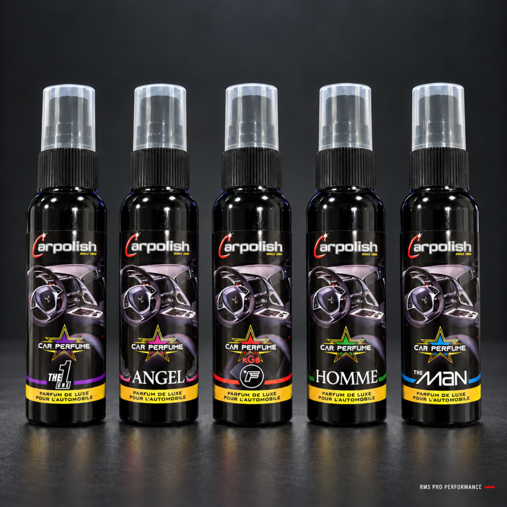 Pack 5 parfums Carpolish — collection complète — photo d’ensemble