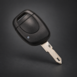 Clé vierge Renault 1 bouton avec lame NE73 — vue de face